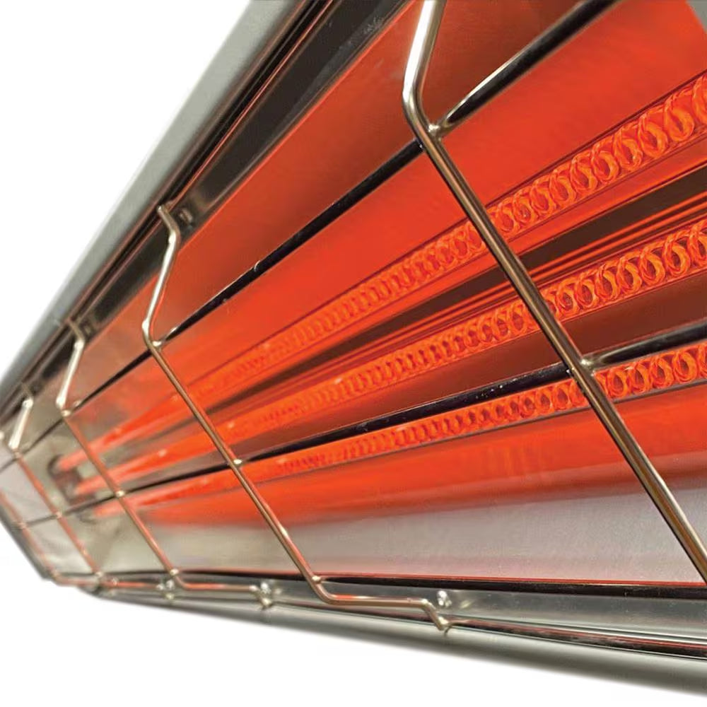 6000-Watt / 20,000-Btus - Infrared Quartz Wi-Fi Enabled Weather-Proof Silent 240-Volt Electric Heater with Motion Sensor