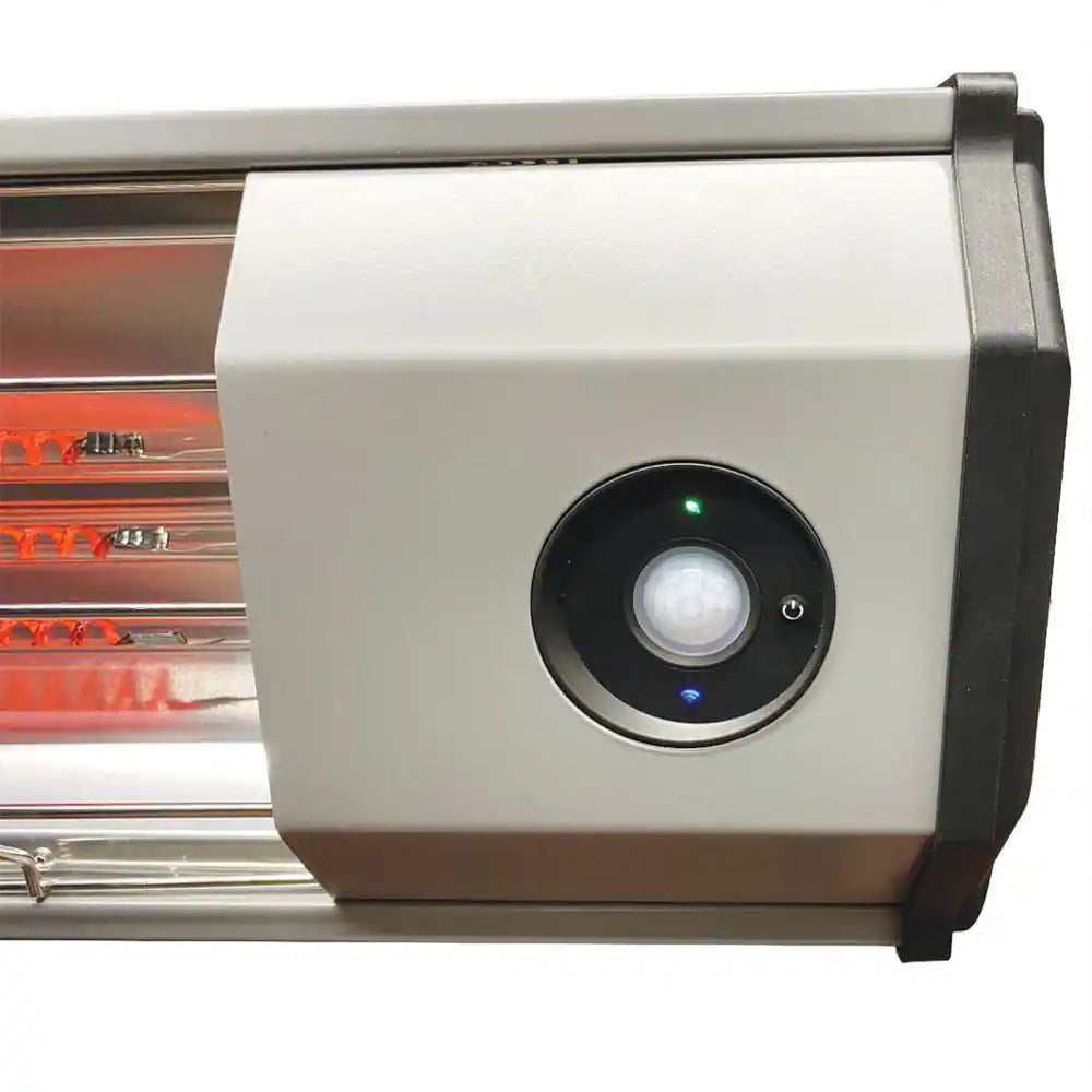 6000-Watt / 20,000-Btus - Infrared Quartz Wi-Fi Enabled Weather-Proof Silent 240-Volt Electric Heater with Motion Sensor